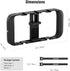 NEEWER Smartphone Video Rig, Phone Video Stabilizer Grip Vlogging Cage with Cold Shoe Tripod Mount, Phone Rig for Videomaker Film Maker Video grap...