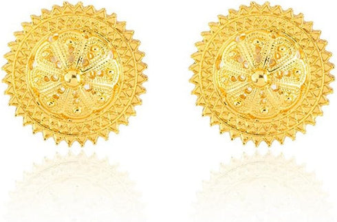 Ethiopian Jewelry Gold Color Rope Sets for African/Ethiopia/Eritrean Women Wedding Jewelry Sets...
