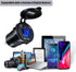 GemCoo 12V USB C Charge Socket, Dual 45W PD 18W QC3.0 12V USB Car Charge Outlet with Switch Voltmeter, Waterproof Fast Car Charger for for Car Boa...