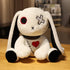 LVQING Rabbit plush doll, crazy rabbit plush toy, Halloween scary rabbit stuffed animal long ears standing toy, suitable for fans Easter Christmas...