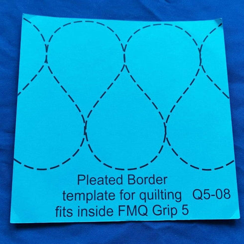 HONEYSEW Pleated Border Template for Quilting Fits Inside Free Motion Quilting Grip 5...