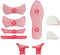JEM Lady's Miniature Shoe Fondant Cutters, for Cake Decorating, Set of 9...