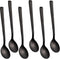 Espresso Spoons 6 PCS, Coffee Spoons 6.5 Inches with Anti Slip Striped Handle, 18/8 Stainless Steel Tea Spoons Set Serving for Ice Cream Dessert, ...