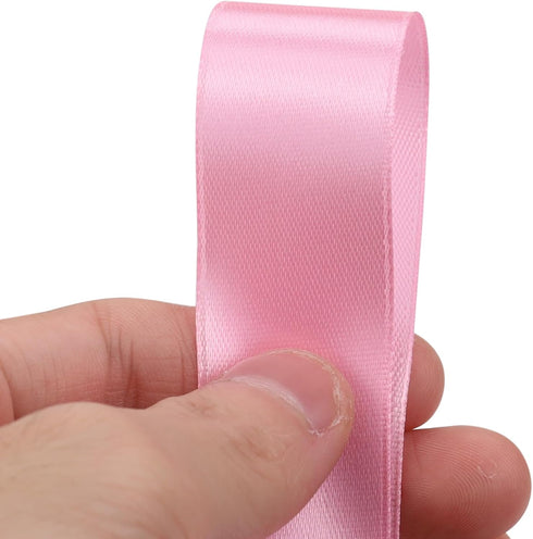 1 inches 50 Yard Pink Satin Ribbon for Gift Wrapping, Wedding, Crafts, Christmas,Easter, Floral, Hair, Invitation Decorations and More...