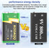9V Rechargeable Batteries, High Capacity 1300mAh (2024 New Version) Rechargeable 9 Volt Square Batteries for Smoke Detector/Alarms,Metal Detector,...