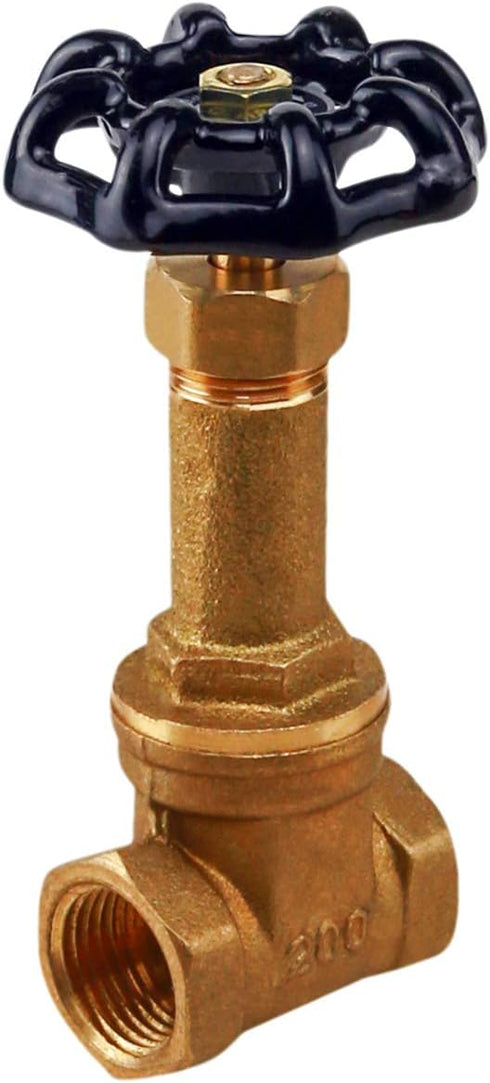 Everflow Supplies 44122-NL 1/2" Long Bonnet Gate Valve With Female Threaded IPS Connections...