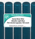 Metallic Light Blue PVC Shrink Capsules-500 Count...