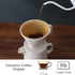 30oz Coffee Maker Press Coffee Maker With Hand Coffee Pot Set Ceramic Coffee Filter Cup Drip Coffee Hand Pot (dark grey)...