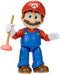 THE SUPER MARIO BROS. MOVIE - 5 Inch Action Figures Series 1 – Mario Figure with Plunger Accessory...