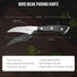 Bird Beak Paring Knife, 2.75 Inch Peeling Knives German Stainless Steel Small Curved Fruit Knifes, Razor Sharp Kitchen Pairing Knives with Ergonom...