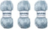 Eyelash Sparkle Fun Fur Yarn with Eye-catching Glitter 100 Gram (3.53 Ounces) 208 Yards (190 Meters) (Ice Blue) (3 Pack)......