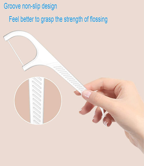 Travel Dental Floss Picks,Refill Bagged Floss Sticks,Holy Rose High Toughness Adults Flosser Toothpick,300 Count Professional Clean Flossers for T...