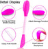 5PCS Silicone Face Scrubber Set, Lip Scrub Brush, Silicone Face Cleansing Brush, Face Applicator Tool and 2PCS Silicone Exfoliating Face Brush for...
