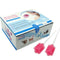 Disposable Oral Foam Swab with Mint Flavored, Individually Wrapped, Red, Box of 50 Counts...