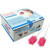 Disposable Oral Foam Swab with Mint Flavored, Individually Wrapped, Red, Box of 50 Counts...