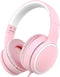 RORSOU R10 Kids Headphones with Microphone, Lightweight Folding Stereo Bass Headphones with 1.5M No-Tangle Cord, Portable Wired Headphones for Sma...