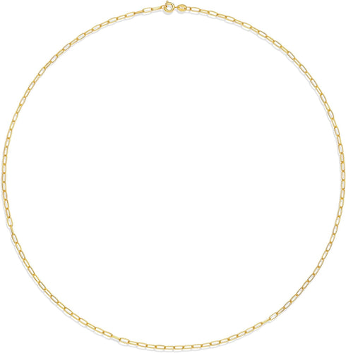 Amazon Essentials 14K Gold Plated Paperclip Chain Necklace...