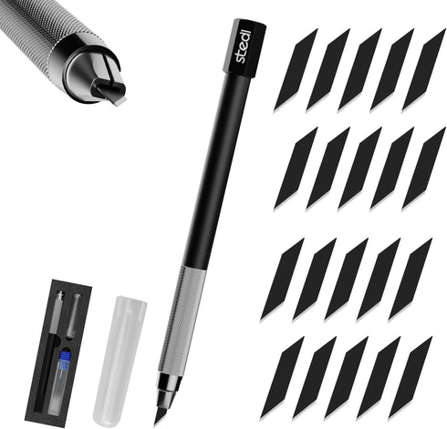 stedi Craft Hobby Knife Kit, Model Hobby Making Tools, All Metal Precision Craft Knife with 20PCS Blades for Gundam, Scale Military Model, 3D Resi...