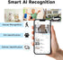 Rraycom 2K Security Cameras for Home Security,4MP WiFi Indoor Camera with Color Night Vision, AI Motion Detection, Two-Way Audio, Cloud & SD Card ...
