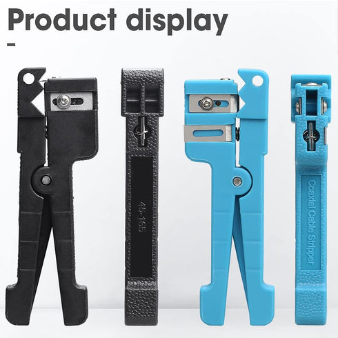 Fiber Optic Cutter Tool 45-163 and 45-165 Coax Cable Stripper Fiber Optical Buffer Tube Jacket Stripper coaxial cable crimper universal wire strip...