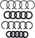 1/2" 3/8" Impact Wrench Retaining Socket Rings & with Ring Wrench o ring for Electric Wrench Air Wrench, Impact friction ring, pull ring?10 sets?...