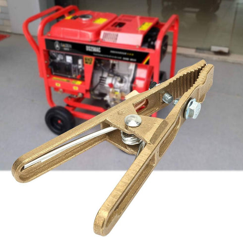 260/300/500A Brass A Shape Ground Clip Clamp Welding Earth Clamp Ground Clamp for Welding Machine Accessories(260A)...