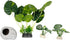 Smoothedo-Pets Aquarium Plants Fish Tank Decorations 6inch Plastic Artificial Plant Goldfish Waterscape Betta Fish Hides/Rest (Leafs/Stone Cave)...