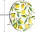 Smooffly Watercolor Lemon Painting Art Round Mouse Pad, Lemon Fruits with flowers and leaves pattern Circular Mouse Pads...