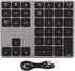 Bluetooth Numeric Keypad, 35Keys Ultra Thin Number Pad Bluetooth5.0 Rechargeable for Tablet for Windows for Laptop/Smartphone(Iron Gray)...