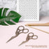 Embroidery Scissors Stork, 2 Pcs Bird Scissors Black Stainless Steel Crane Design Embroidery Scissors, Stork Shears Scissors for DIY Embroidery, C...