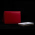 RFID Leather Wallet for Men or Women Travel Bifold Card Holder Full Grain Cow Nappa 4"x3" Expandable to 1" Thick (Red Nappa)...