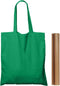 NPBAG 5 Pack 15'' X 16'' Green Cotton Tote Bags, Lightweight Blank Bulk Cloth bags with 1pc of PTFE Teflon Sheet...