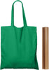NPBAG 5 Pack 15'' X 16'' Green Cotton Tote Bags, Lightweight Blank Bulk Cloth bags with 1pc of PTFE Teflon Sheet...