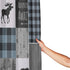 Rustic Shower Curtain Lodge Bear Moose Deer Quick Dry Bath Curtain Machine Washable Bathroom Accessories for Home Decor 72x72Inch...