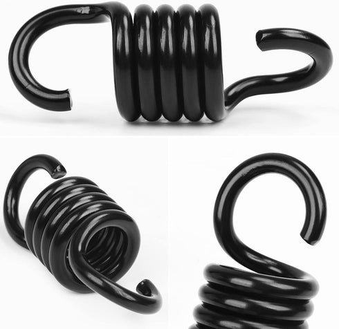 Hammock Spring Swing Hammoch Springs for Hanging Porch Chair 550lbs Weight Capacity,Black...