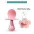 Grabease Baby & Toddler Utensils - Baby Forks for Self Feeding - BPA-Free & Phthalate-Free - 1 Set, Blush Toddler Fork & Self Feeding Spoon...