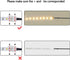 LightingWill 10pcs/Pack Strip to DC Female Plug Solderless Snap Down 2Pin Conductor LED Strip Connector for Quick Splitter Connection of 8mm Wide ...