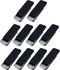 MY MIRONEY 3.15" x 1.34" x 0.43" Metal Slide Top Tin Containers Black Rectangle Metal Tin Box Empty Storage Organizer Tins for Candles,Candies,Gif...