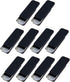 MY MIRONEY 3.15" x 1.34" x 0.43" Metal Slide Top Tin Containers Black Rectangle Metal Tin Box Empty Storage Organizer Tins for Candles,Candies,Gif...