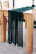 Dark Green Table Runner Chiffon Fabric Sheer 27X120 inches Long Table Linen for Wedding Party Banquets Bridal Home Table Arches Cake Table Decorat...