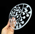 8pcs Mix Flower Stencils Round Shape Hollow Out Painting Stencils Drawing Templates...