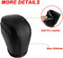 Gear Shift Knob Cover for Toyota Camry 2023 2022-2018 Corolla Hatchback Avalon 2019- 2022 Auto Leather Shifter Knob Trim (Black with Black Stitche...