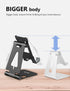 Cell Phone Stand for Desk, Adjustable Desktop Phone Holder Stand, Foldable Moblie Phone Dock for iPhone 15 14 13 12 11 Pro Xs Max Xr X 8 7 6 5 5s ...