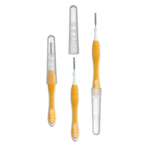 GUM Proxabrush Go-Betweens - Ultra Tight, Interdental Brushes for Tight Teeth, Dental Picks for Plaque Removal, Safe for Braces & Dental Devices, ...