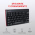 Perixx PERIDUO-712B ES Wireless Keyboard and Mouse Combo - Black - Español QWERTY...