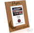 KATE POSH Papa I Love You to the Moon and Back Natural Wood Engraved Picture Frame. Best Grandpa Ever, Father's Day, Papa Gifts for Birthday, from...