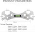 Jiawu Faucet Wrench, Multifunctional Spanner Wrench for Faucets Hose Connections, Tap Nut Wrench with Spirit Level, Pipe Socket Wrench, Faucet Plu...
