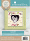 Dimensions Love You More' Photo Frame Embroidery Kit by Catchy Heck Studio, 5'' x 5''......