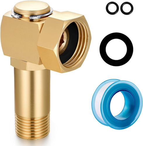 Garden Hose Reel Parts Fittings Swivel Elbow Connector Garden Hose Swivel Reel Replacement Parts Brass Replacement Part Swivel Adapter(1 PCS)...