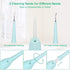 Electric Dental Calculus Remover, Sonic Tooth Scraper Plaque Tartar Stain Remover for Teeth High Frequency Vibration Teeth Cleaning Tools Kit with...
